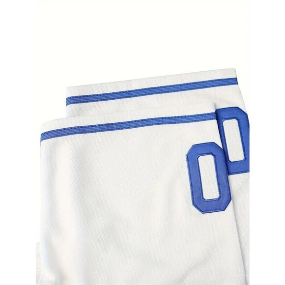 Sandlot Baseball Jersey Benny The Jet Rodriguez #30 White Stitched Men's - Picture 7 of 9